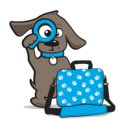 Laptoptas hond