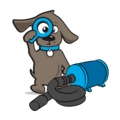 Waterblazer hond