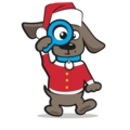 Kerstjas hond