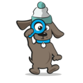Kerstmuts hond