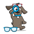 Zonnebril hond