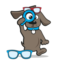 Zonnebril hond