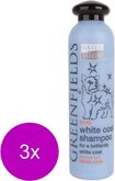 Greenfields Hondenshampoo Witte Vacht - Hondenvachtverzorging - 3 x 250 ml