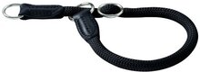 Hunter halsband voor hond freestyle met stop zwart 55 cmx10 mm