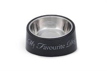 Ipts dbl mela eetbak my favorite dog grijs 18 cm