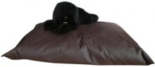 Topmast Hondenkussen Comfortline kunstleer. Fibervulling-Bruin 125x90cm