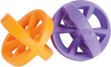 New angle space ball fetchables x-ball oranje of paars 10 cm - 1 st à 1 st