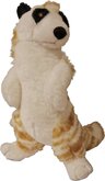 Gebr de Boon hondenspeelgoed pluche stokstaartpiep 30 cm