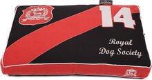 Lex & max classic hondenkussen boxbed  75x50x9cm zwart