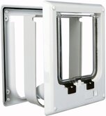 Trixie 4-weg Kattenluik - Elektromagnetisch - Incl Magneet - Wit - 21,1 x 24,4 cm