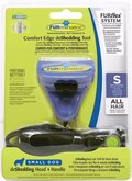 Furminator Furflex Dog Deshedding Tool Inclusief Handvat - Hondenvachtkam - 13.5x5.4x18 cm Donkerblauw Alle Haartype Small