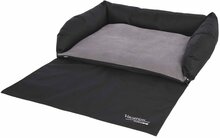 Kerbl Hondenmand voor in de auto 95x75x16 cm grijs en zwart 80584
