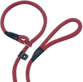 Nobby fun retriever lijn lijn en halsband in 1 donkerrood 0,9 x 170 cm - 1 st