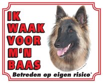 Tervuerense Herder Waakbord - Ik waak voor mijn