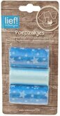 Lief! - Pak 3 rollen van 20 poepzakjes - boys - Blauw