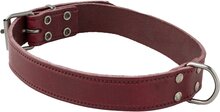 Adori Halsband Italy Met Print Old Silver Paars - Hondenhalsband - 25mmx55 cm