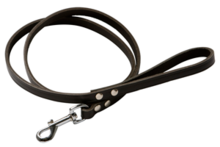 Adori Looplijn Soft Met Print Donkerbruin - Hondenriem - 130x1.4 cm