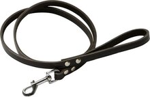 Topmast Leren Hondenriem Hondenlijn Donkerbruin Softleer 200 cm L | 14 mm