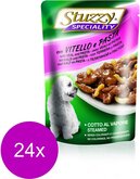 Stuzzy Pouch Adult 100 g - Hondenvoer - 24 x Kalfsvlees&Pasta