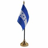 Honduras versiering tafelvlag 10 x 15 cm