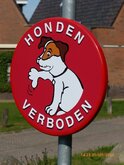 Bord Honden verboden