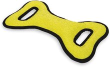 Beeztees Fetch Tug - Hondenspeelgoed - Rubber - Blauw/geel - 32x19x4 cm