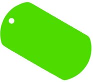 Military Tag Penning Klein Groen