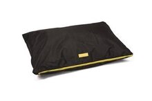 Beeztees hondenkussen lounge cordax nylon zwart 100x70 cm