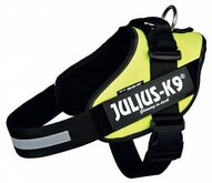 Julius k9 idc harnas voor hond / tuig voor neon groen maat 2/71-91cm
