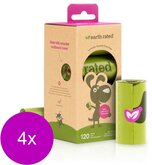 Earth Rated Poepzakjes Navulling Box Lavendel - Hondenpoepzakjes - 4 x Groen 8 rollen à 15 stuks