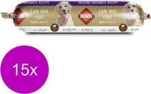 Rodi Worst 400 g - Hondensnacks - 15 x Lam&Rijst