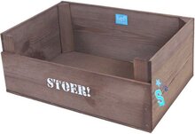 Lief! Boys Houten Hondenmand - Bruin - 50 x 35 cm