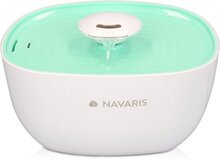 Navaris water drinkbron 2,8L gezuiverd water | kattenfontein | waterfontein | drinkfontein | poezen fontein | dieren drinkbak | water bak voor kat en hond