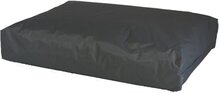 Losse hoes hondenkussen nylon antraciet maat 90x120x15 cm
