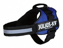 Julius k9 power-harnas voor hond / tuig voor voor labels blauw maat 1/66-85 cm