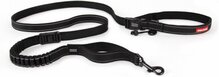 Ezydog hondenriem jogging zero shock zwart 208 cm