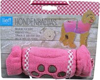 Lief! - Hondenbadjas Girls - S - 35-50cm