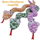 Multipet slang met ratel assorti jumbo 47x10x6,5cm