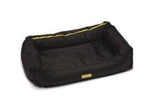 Beeztees hondenmand cordax nylon zwart 80x60x23 cm