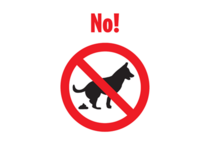 Studio pets - waakbord "no"