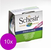 Schesir Puppy Hondenvoer - Kip & Aloe Vera - 10 St à 170 gr