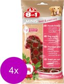 8in1 Minis 100 g - Hondensnacks - 4 x Lam&Cranberry