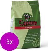 Cavom Compleet Adult Vlees - Hondenvoer - 3 x 5 kg