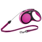 Flexi Rollijn New Comfort Koord S 8 m - Hondenriem - Roze Tot12kg
