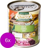 Stuzzy Blik Dog Monoprotein Adult 800 g - Hondenvoer - 6 x Geit