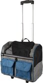 Flamingo Kiara Dubbel - Hondendraagtas - 46 x 32 x 46 - Grijs