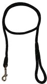 Rosewood Hondenriem Touw Zwart / Blauw - 162 CM