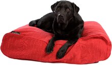 Lex & max chic hondenkussen ligzak  120x80x21cm rood