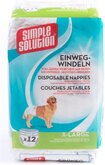 Simple Solution Wegwerp Honden Luier - XL 12ST 45-58 CM