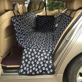 Hondendeken Auto – Waterdichte Antislip XXL Hondendeken Voor De Auto – Achterbank Deken & Honden Kofferbak Beschermer – Autodeken Voor Je Hond – Hondenkleed – Wasbaar – Autohoes Hond – Autobeschermhoes – Puppy – 150 x 130  cm – Hondenpootjes Patroon
